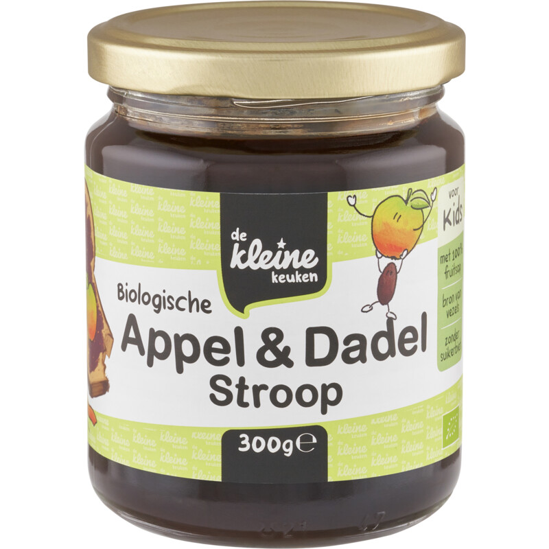 Een afbeelding van De Kleine Keuken Biologische appel & dadel stroop kids