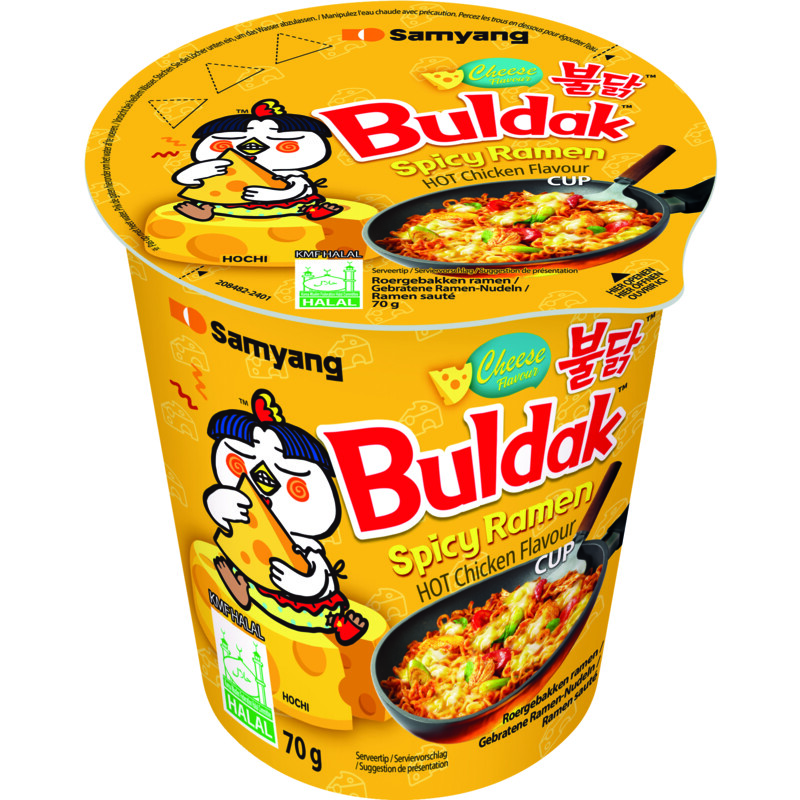 Een afbeelding van Samyang Buldak spicy ramen cheese