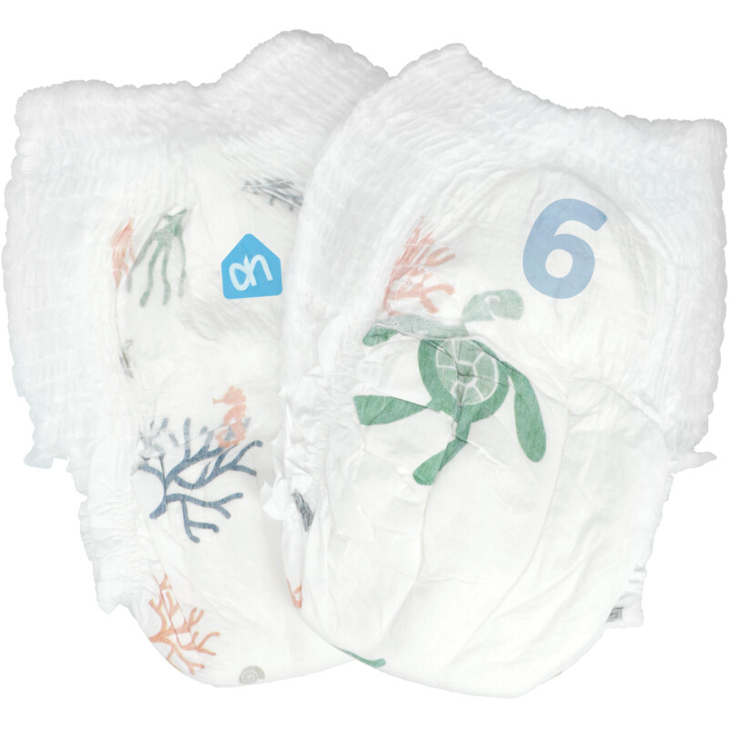 Een afbeelding van AH Extra droog en zacht pants maat 6