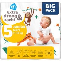 AH Extra droog en zacht luiers maat 5