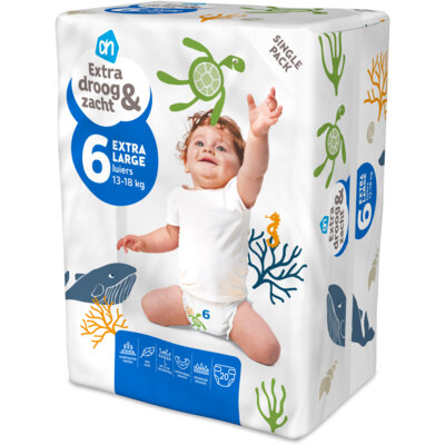 pdp-image-AH Extra droog en zacht luiers maat 6