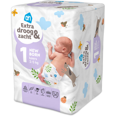 pdp-image-AH Extra droog en zacht luiers maat 1