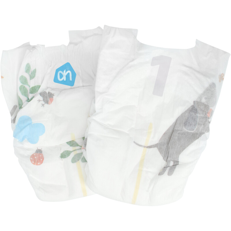 Een afbeelding van AH Extra droog en zacht luiers maat 1