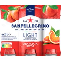 Een afbeelding van S. Pellegrino Aranciata rossa light 6-pack