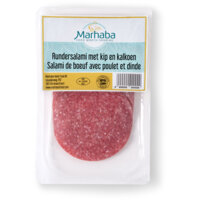 Afbeelding van Marhaba Rundersalami met kip en kalkoen