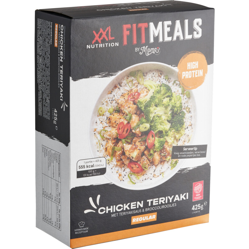 Een afbeelding van Fitmeals Chicken teriyaki