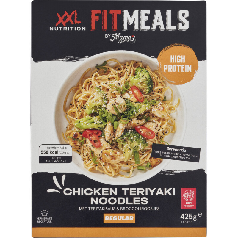 Een afbeelding van Fitmeals Chicken teriyaki noodles