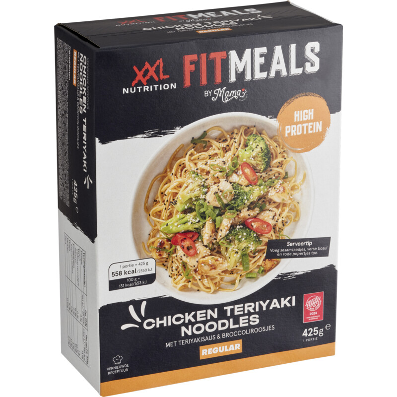 Een afbeelding van Fitmeals Chicken teriyaki noodles