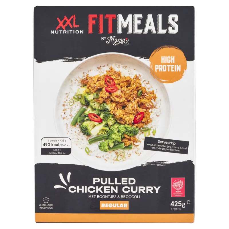Pulled chicken curry