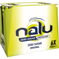 Een afbeelding van Nalu Original zero sugar 6-pack bel