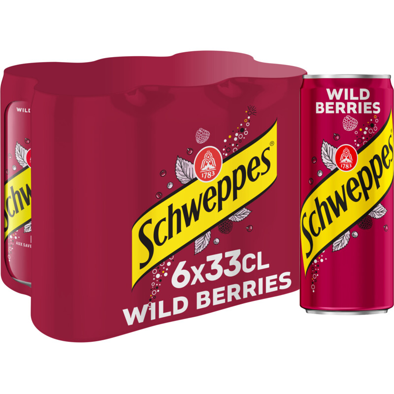Een afbeelding van Schweppes Wild berries 6-pack