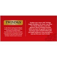Een afbeelding van Twinings English breakfast