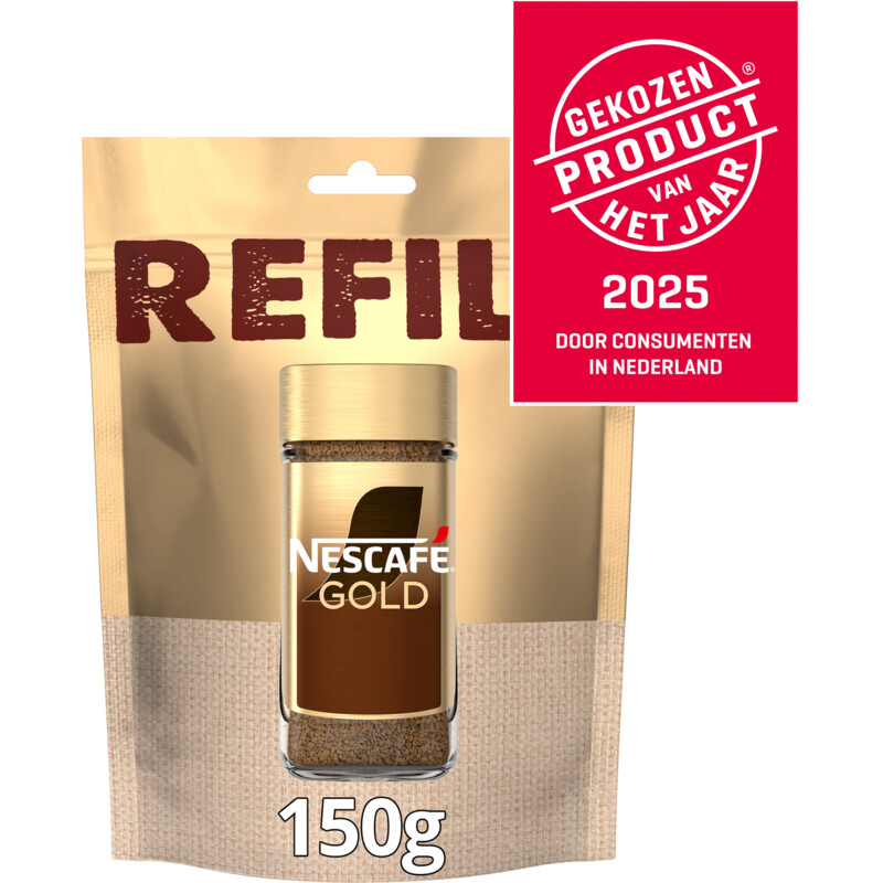 Een afbeelding van Nescafé Gold oploskoffie navulverpakking