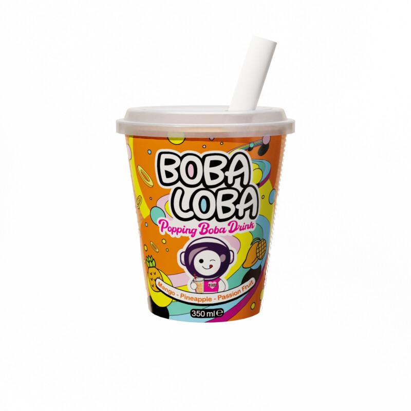 Een afbeelding van Boba Loba Mango ananas