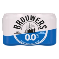 Brouwers Alcoholvrij bier 0.0% 6-pack