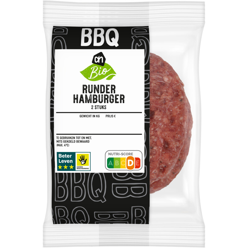 Een afbeelding van AH Biologisch BBQ hamburger