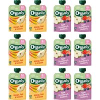 Een afbeelding van Organix Knijpfruit 6+m variatiepakket