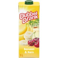 Een afbeelding van DubbelDrank Banaan & kers
