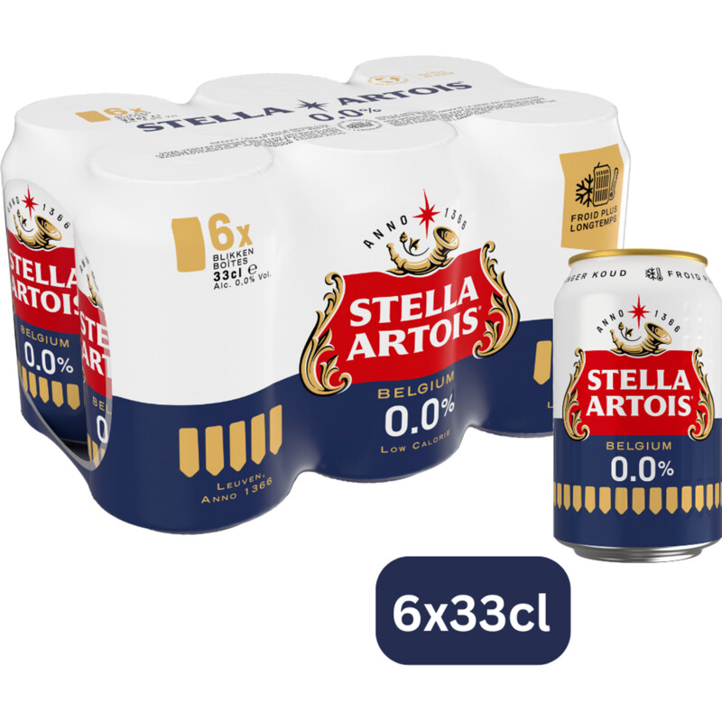 Een afbeelding van Stella Artois 0,0% Bel