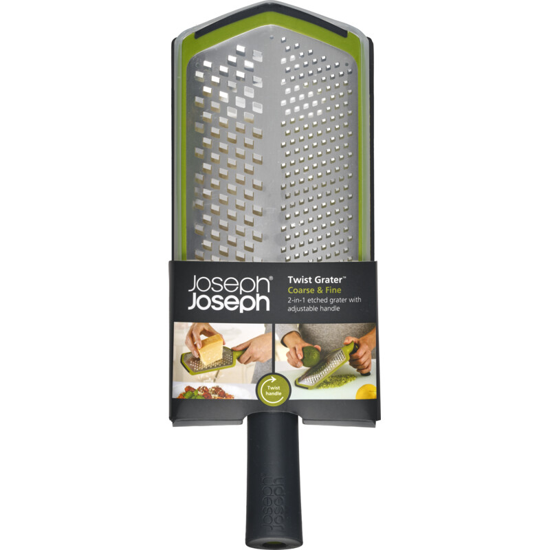 Een afbeelding van Joseph Joseph Twist grater rasp grof en fijn