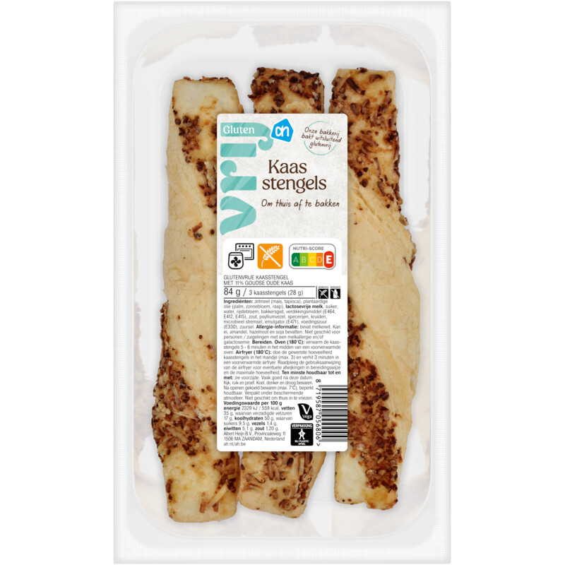 Een afbeelding van AH Glutenvrij Kaasstengels