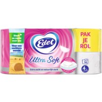 Afbeelding van Edet Ultra soft toiletpapier stro voordeelpak