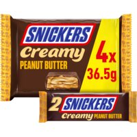 Snickers Creamy pindakaas repen