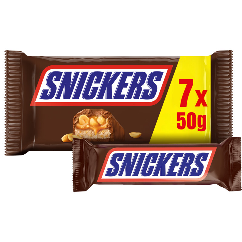 Een afbeelding van Snickers Repen 7-pack