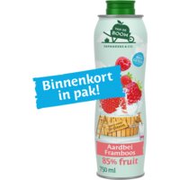 Van de Boom Aardbei framboos siroop