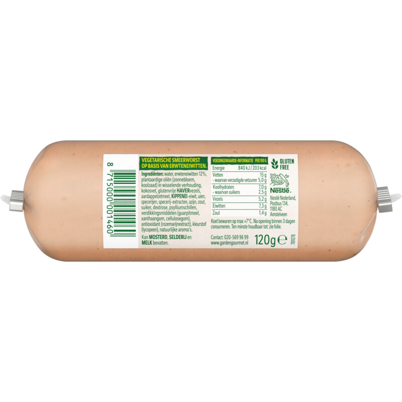 Een afbeelding van Garden Gourmet Smeerworst