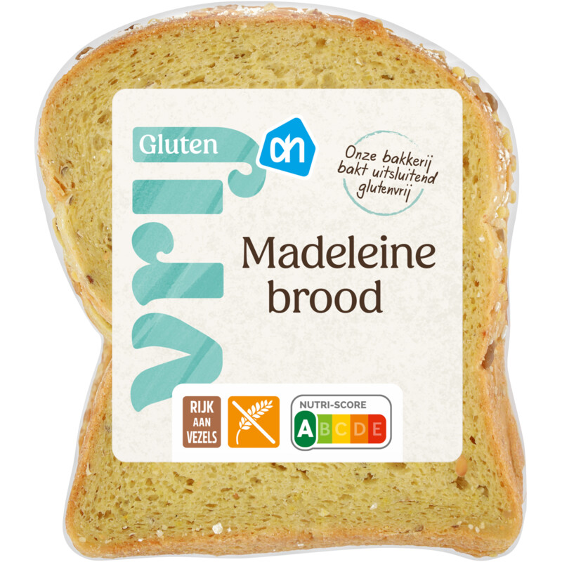 Een afbeelding van AH Glutenvrij Madeleine brood half