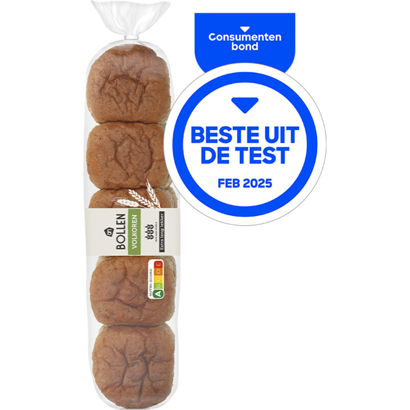 Een afbeelding van AH Extra lang lekker volkoren bollen 10st
