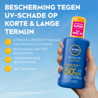 Een afbeelding van Nivea Sun Protect & hydrate zonnebrand spf50