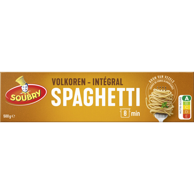 Een afbeelding van Soubry Volkoren spaghetti bel