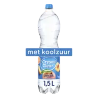 Crystal Clear Sparkling peach