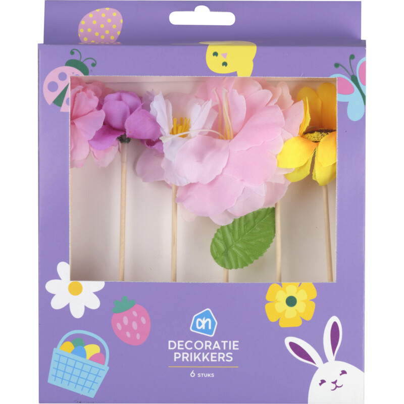 Een afbeelding van AH Caketoppers bloemen Pasen