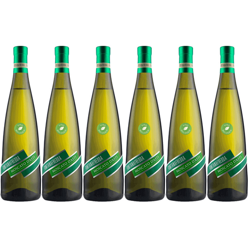 Een afbeelding van Fontanafredda Moscato d'Asti bio 6 flessen