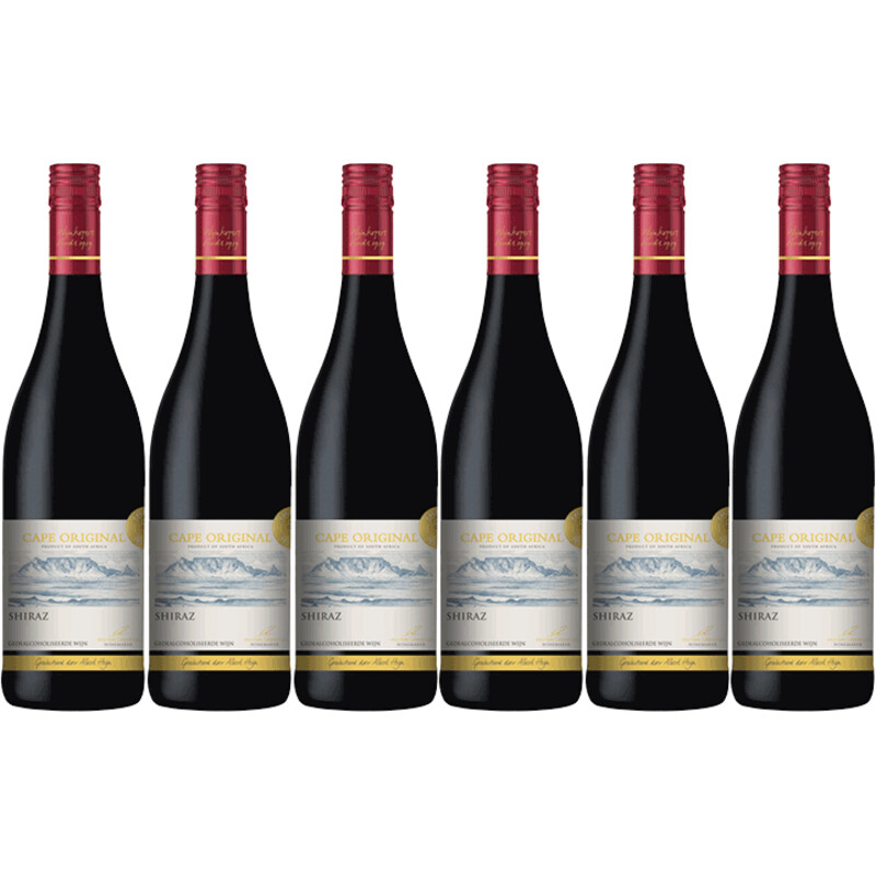 Een afbeelding van AH Excellent Selectie shiraz alcoholvrij 6 flessen
