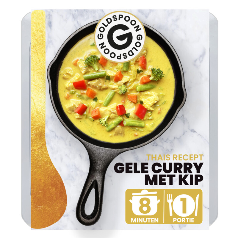 Een afbeelding van Goldspoon Gele curry met kip