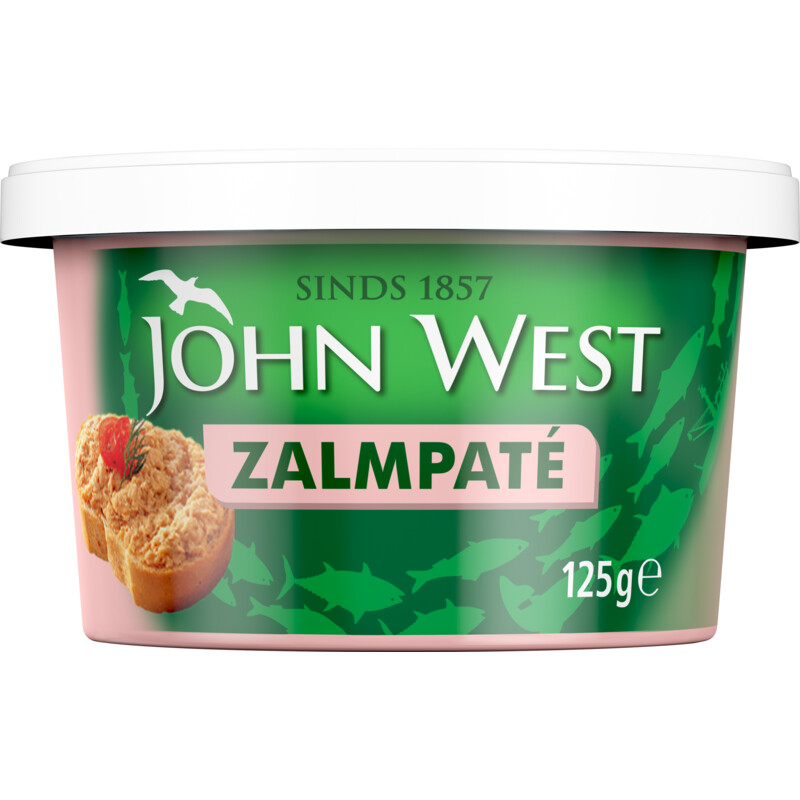 Een afbeelding van John West Vispaté zalm