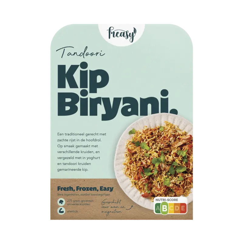 Freasy Tandoori kip biryani