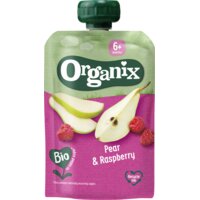 Een afbeelding van Organix Knijpfruit peer framboos 6m+