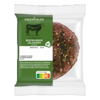 AH Greenfields Beefburger jalapeno 2 stuks
