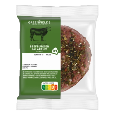 pdp-image-AH Greenfields Beefburger jalapeno 2 stuks