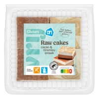 AH Glutenvrij Raw cakes chocolade en tiramisusmaak