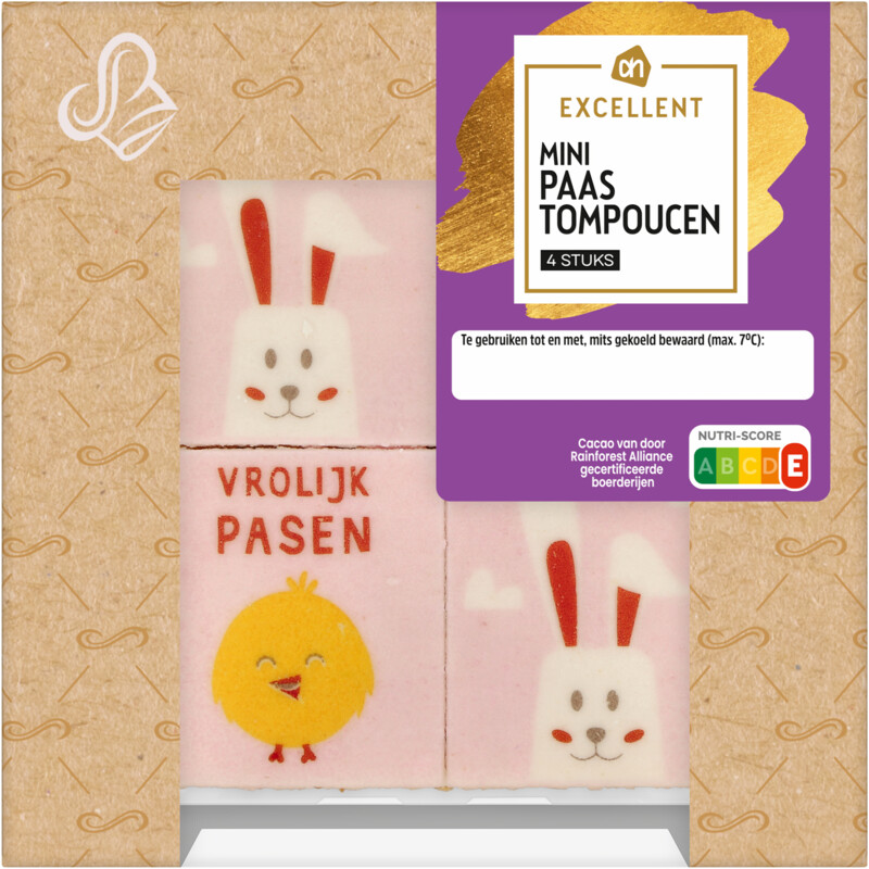 Een afbeelding van AH Excellent Mini paas tompoucen