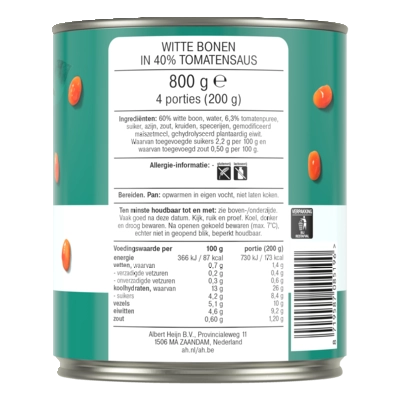 pdp-image-AH Terra Witte bonen in tomatensaus