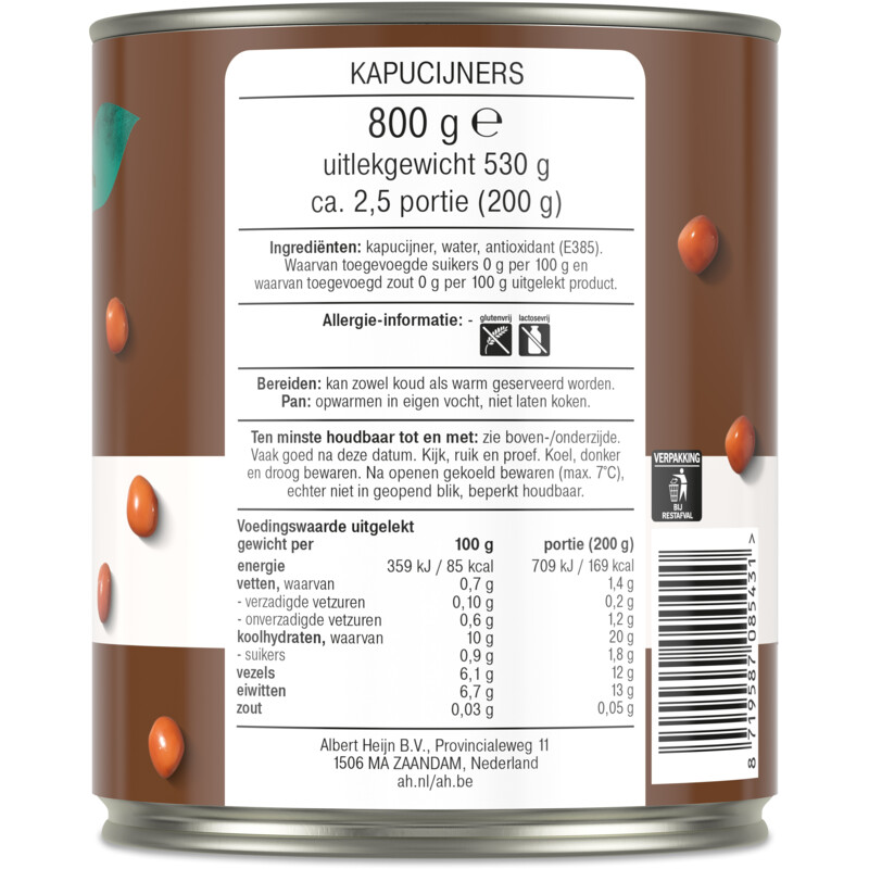 Een afbeelding van AH Terra Kapucijners