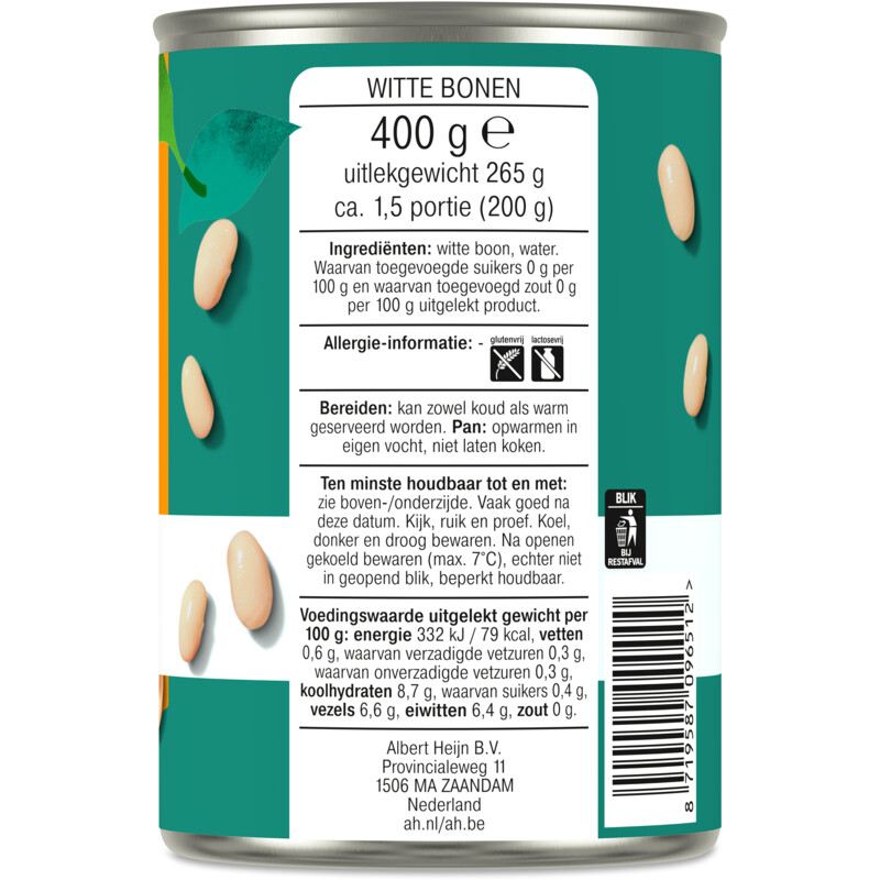 Een afbeelding van AH Terra Witte bonen