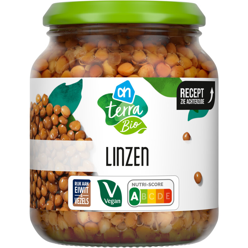 Een afbeelding van AH Terra Biologisch linzen